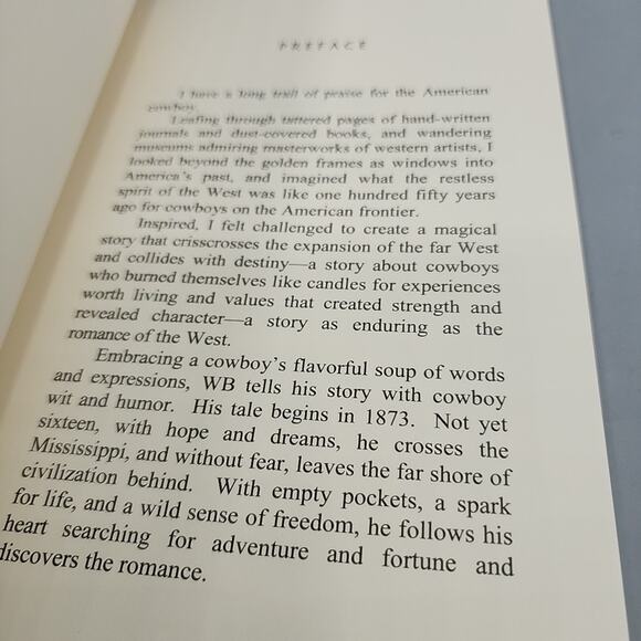 A Cowboy Christmas An American Tale Tom Van Dyke Signed New - Picture 7 of 9